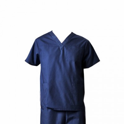 SKSN002 custom-made operating clothes, hand washing clothes, Dental Hospital Split set, hand brushing clothes, operating robe factory back view